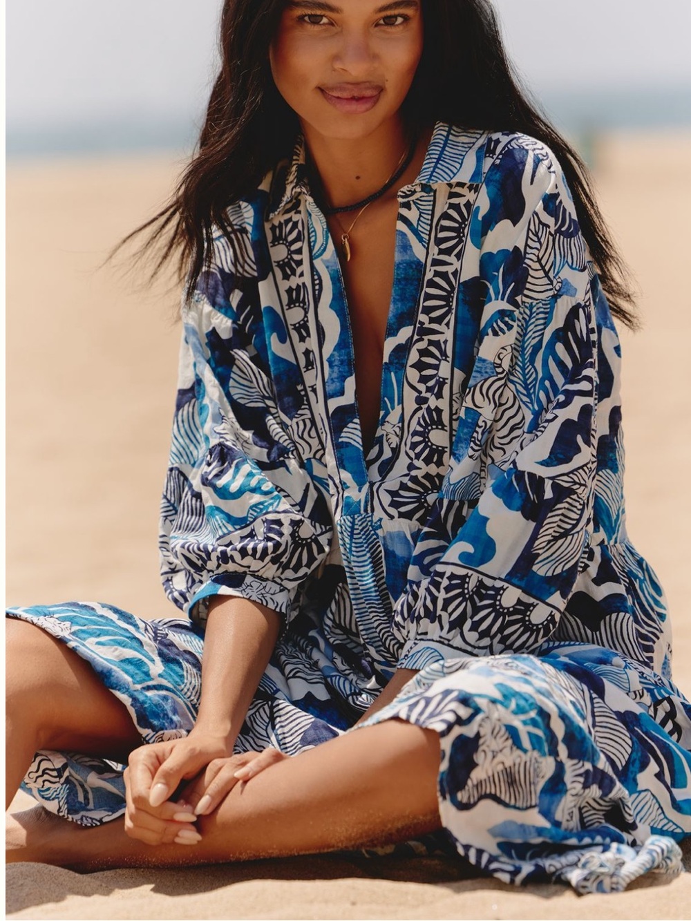 Anthro The Carolita Printed Tiered Shirt
Dress by Celandine. Size 2X. MSRP $128 - Picture 5 of 17